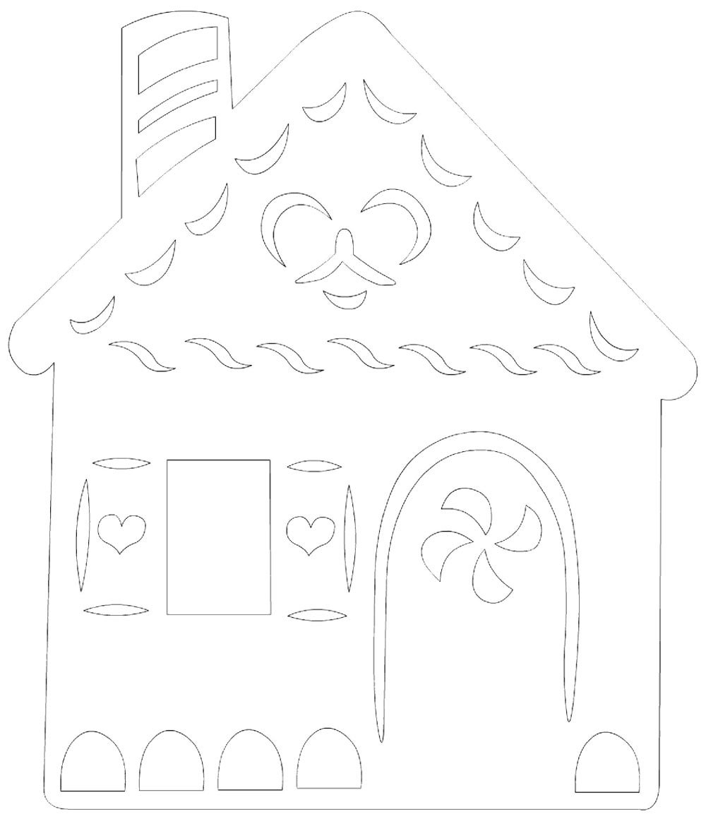 Домик контур