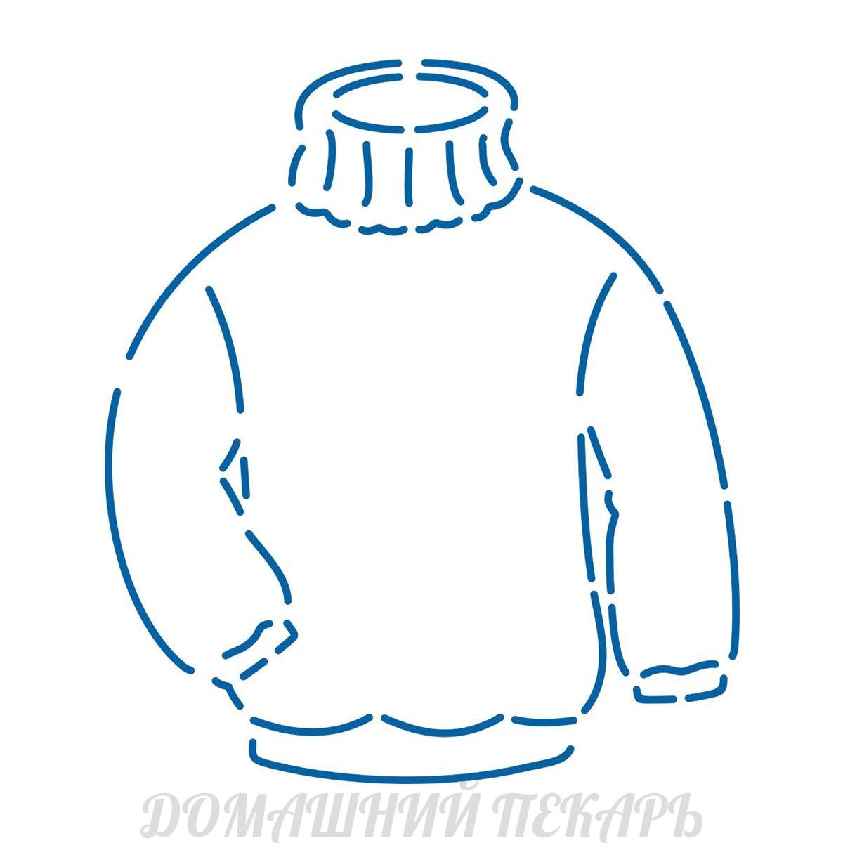 Свитер раскраска