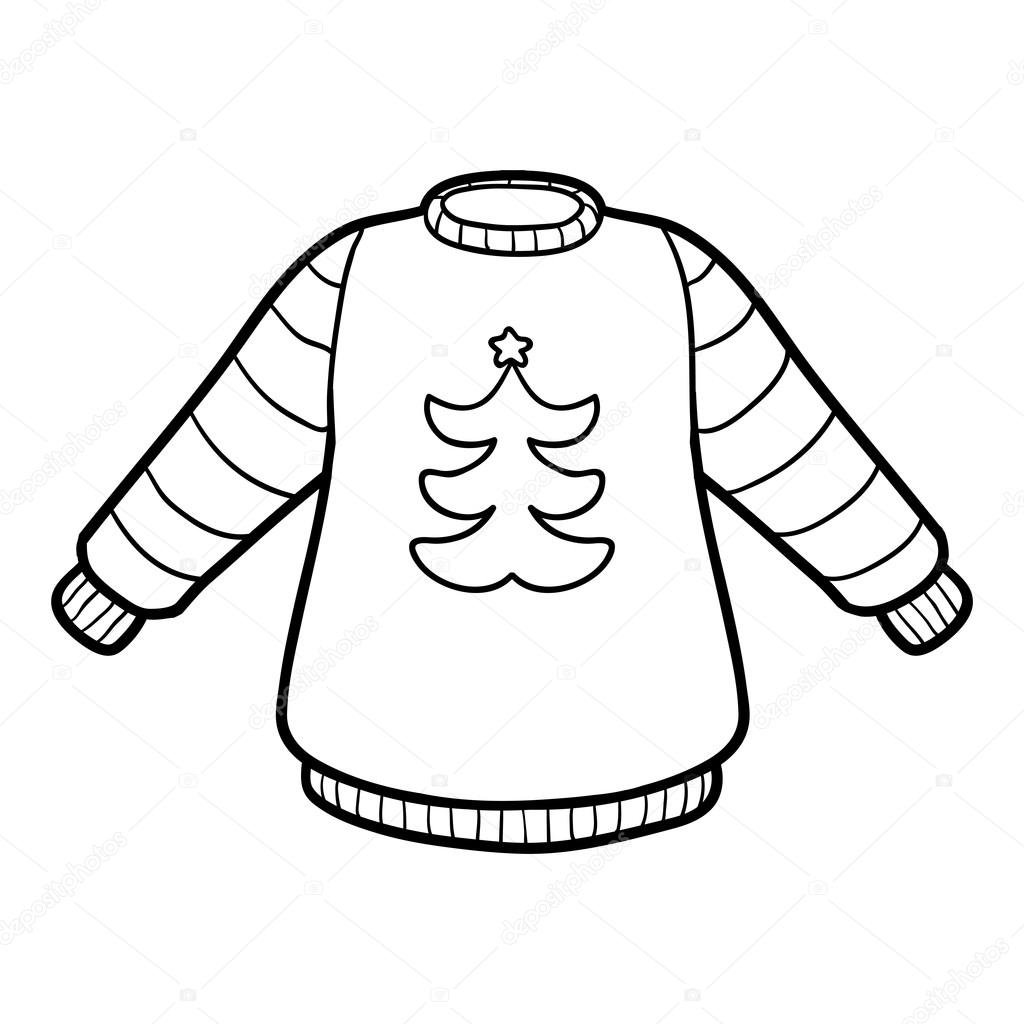 Свитер с принтом