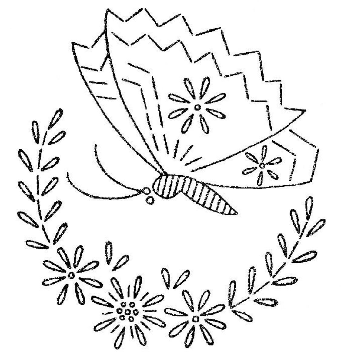 Простой узор трафарет