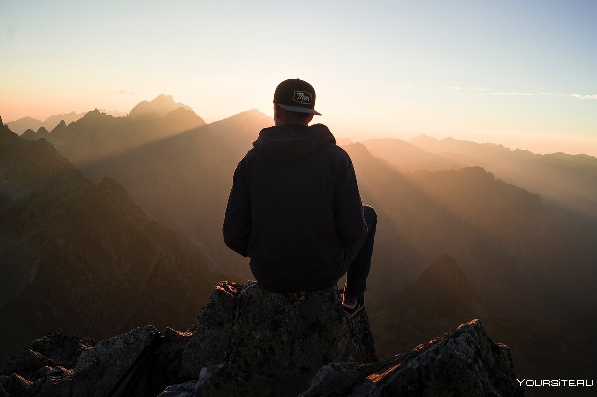 Человек в горах