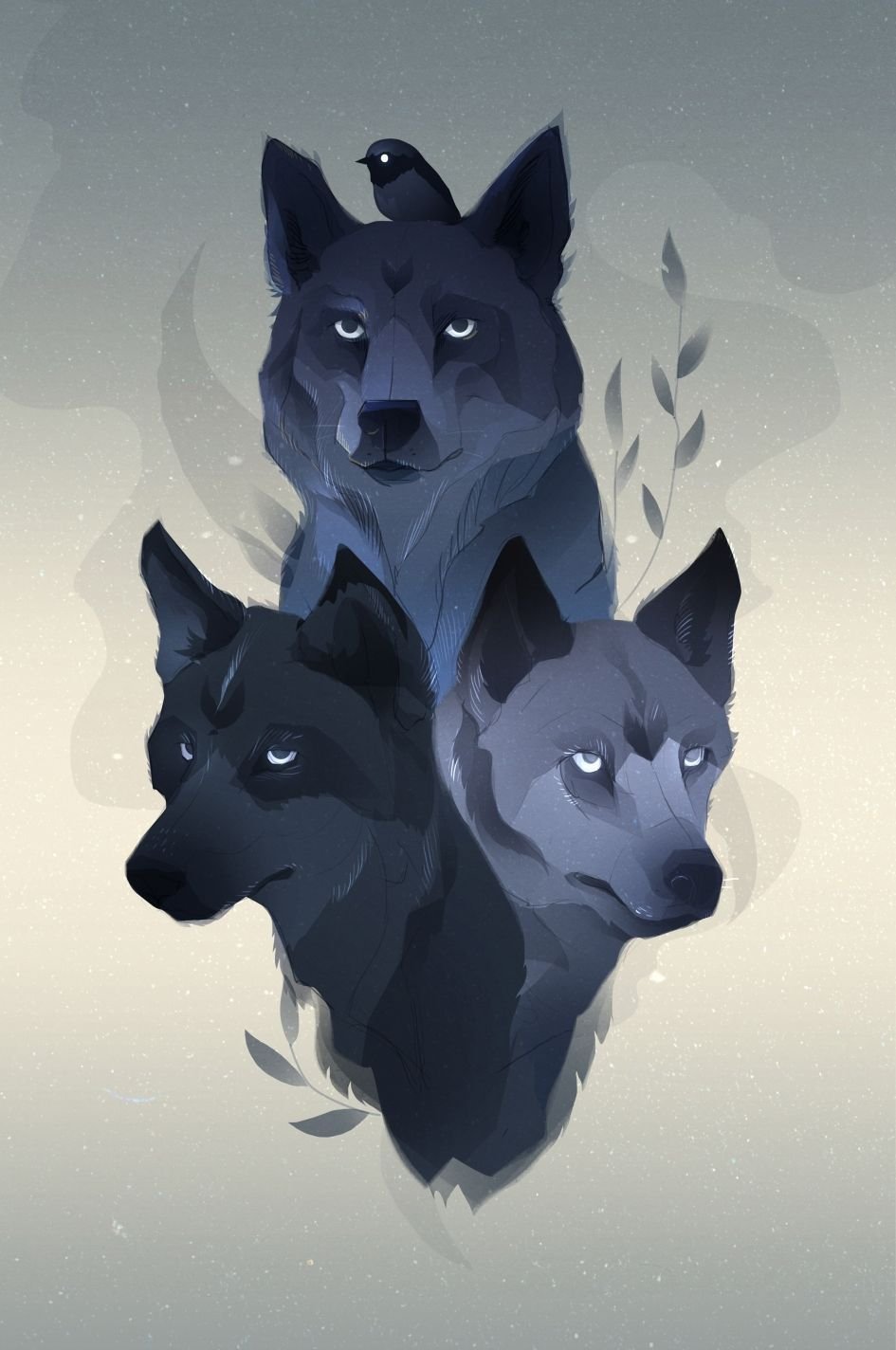Три волка арт