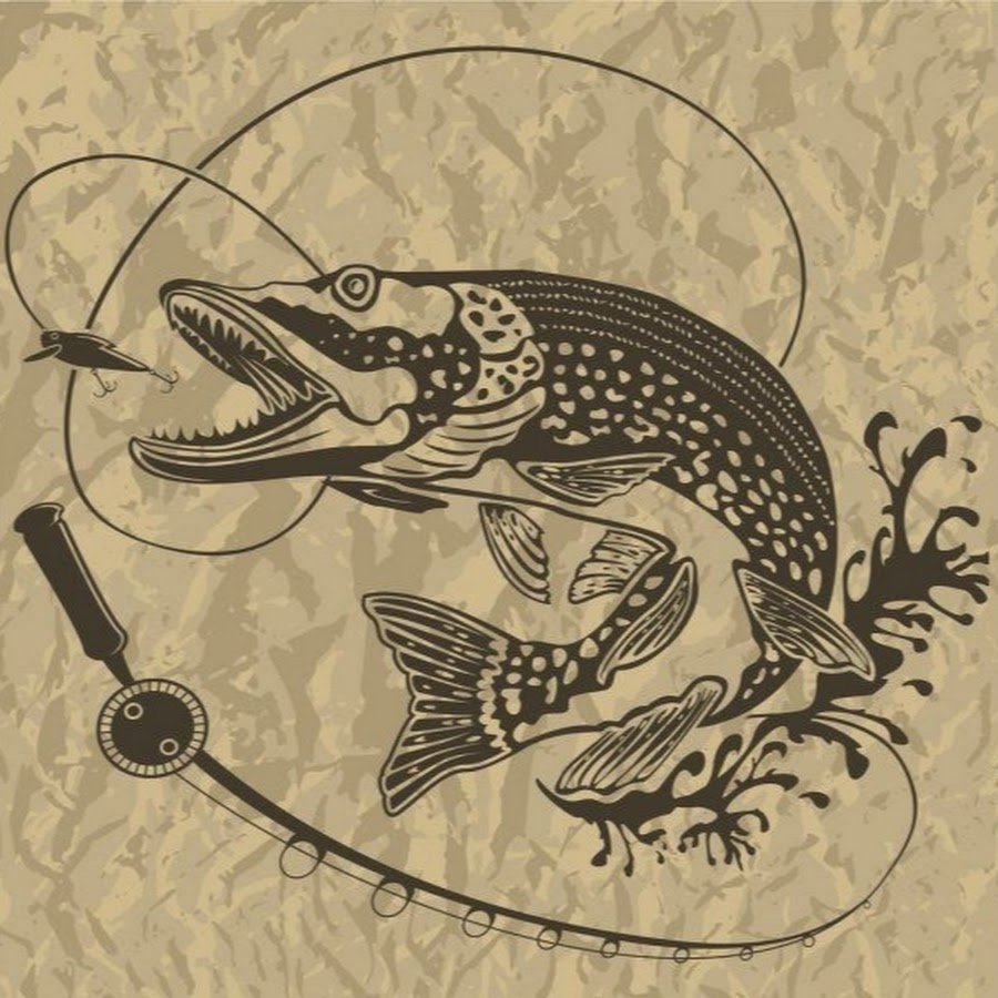 Стилизованная щука