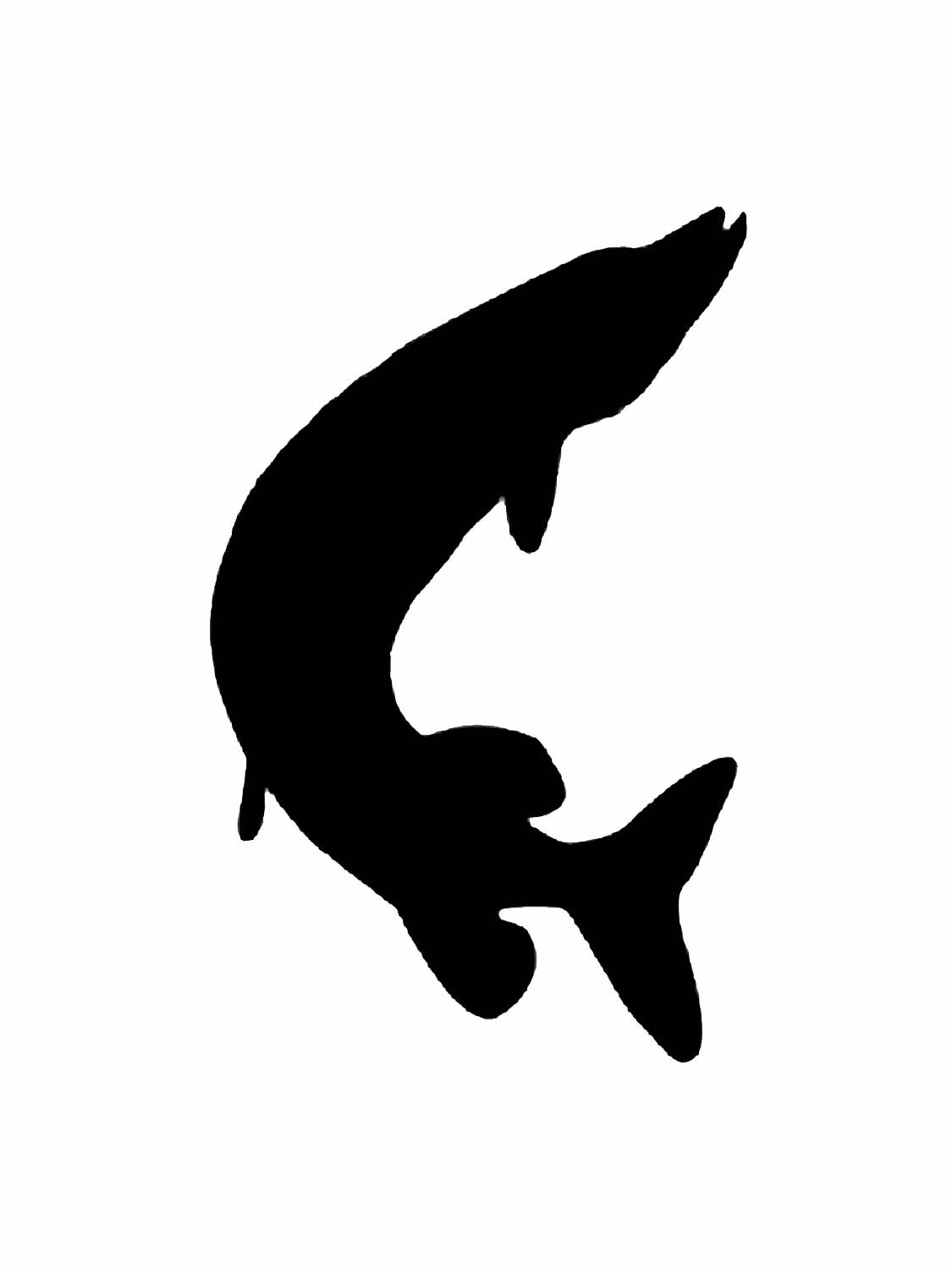 Щука силуэт