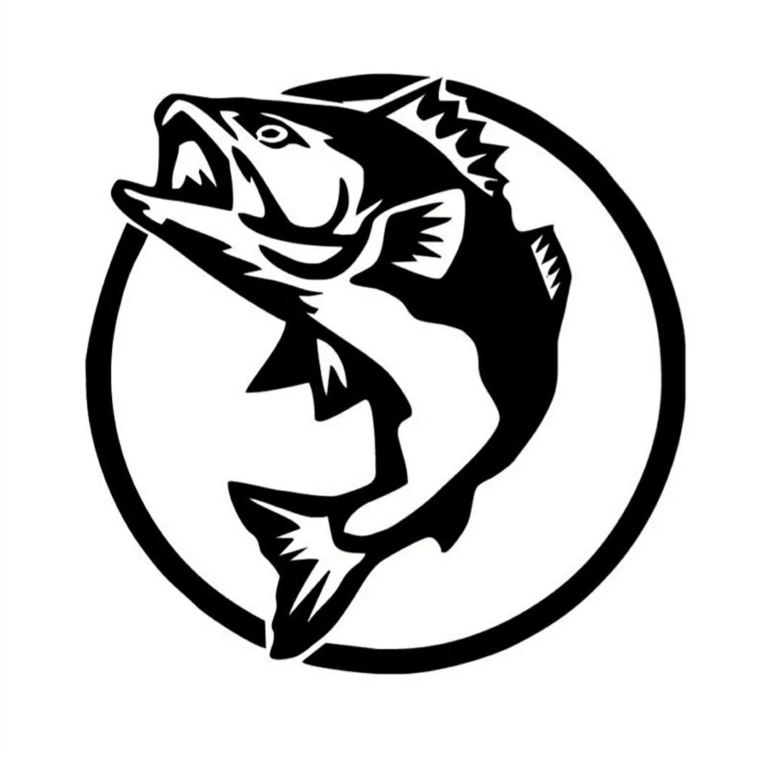 Наклейки на авто рыбацкие