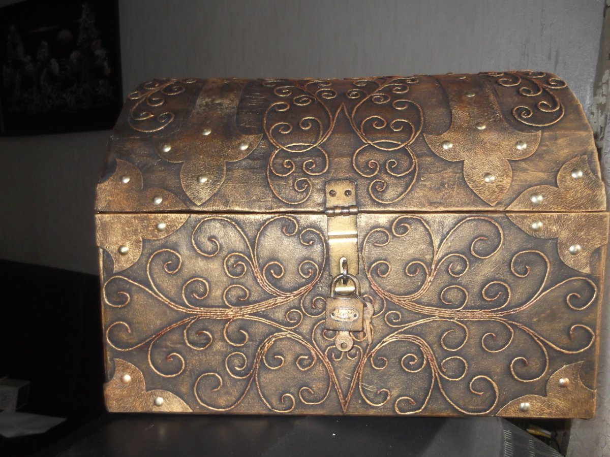 Пейп арт сундук