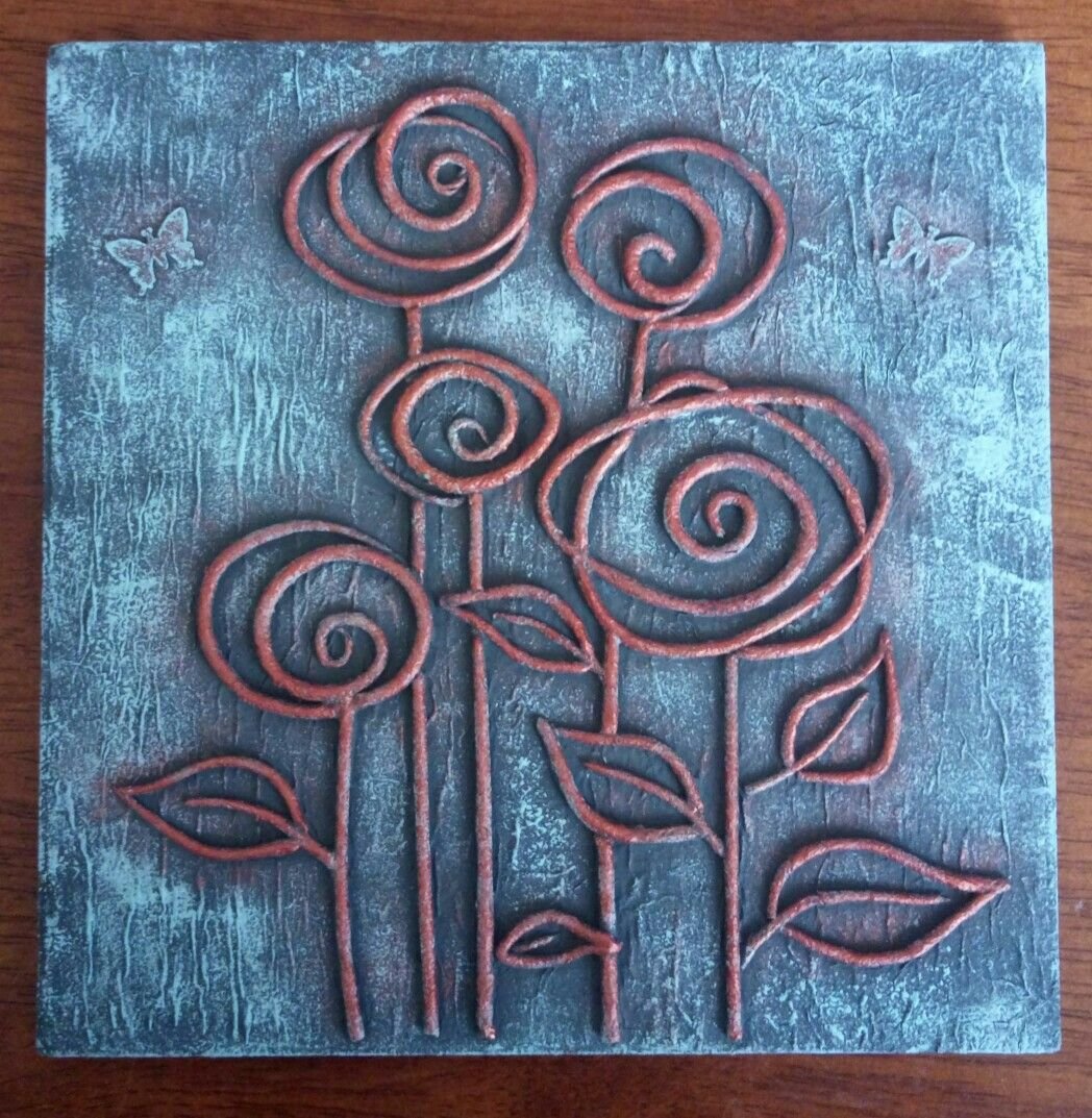 Цветы в технике пейп арт