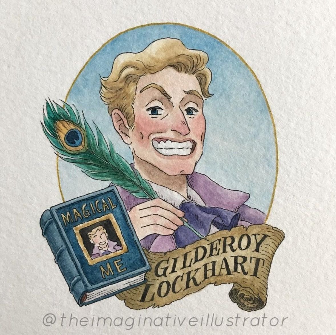 Локхарт Гарри Поттер арт