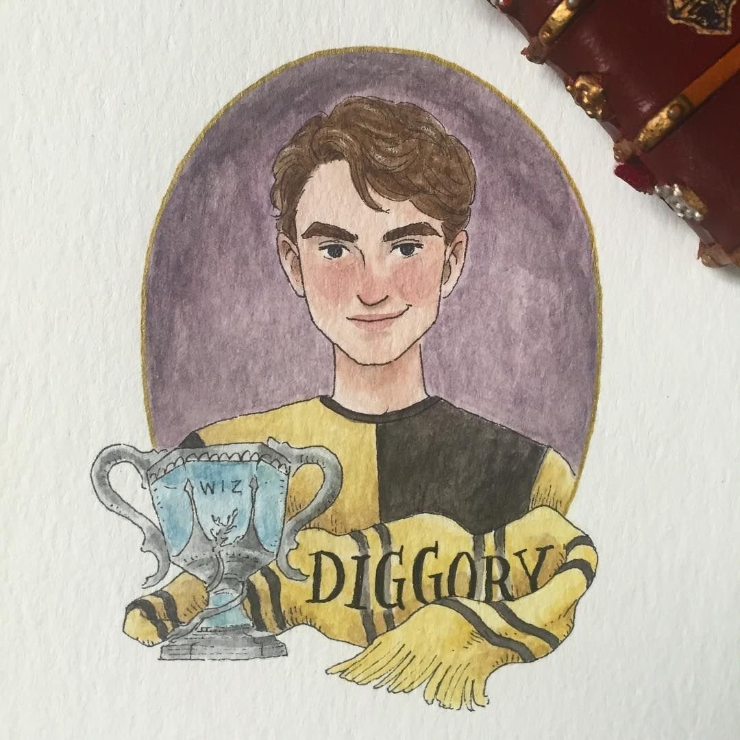 Седрик Диггори рисунок