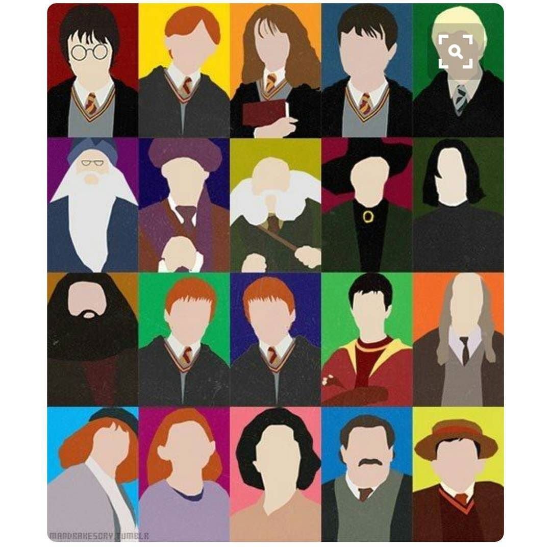 Персонажи из Гарри Поттера без лица