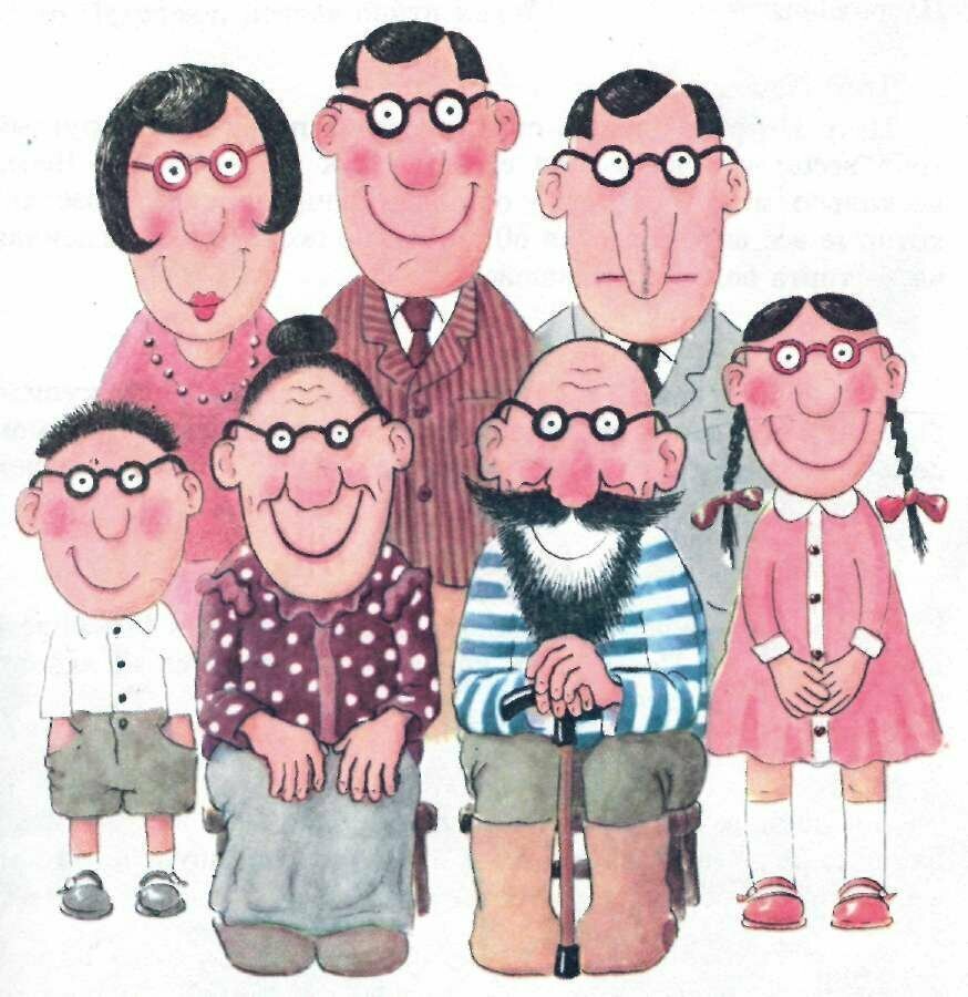 Родственники мультяшные