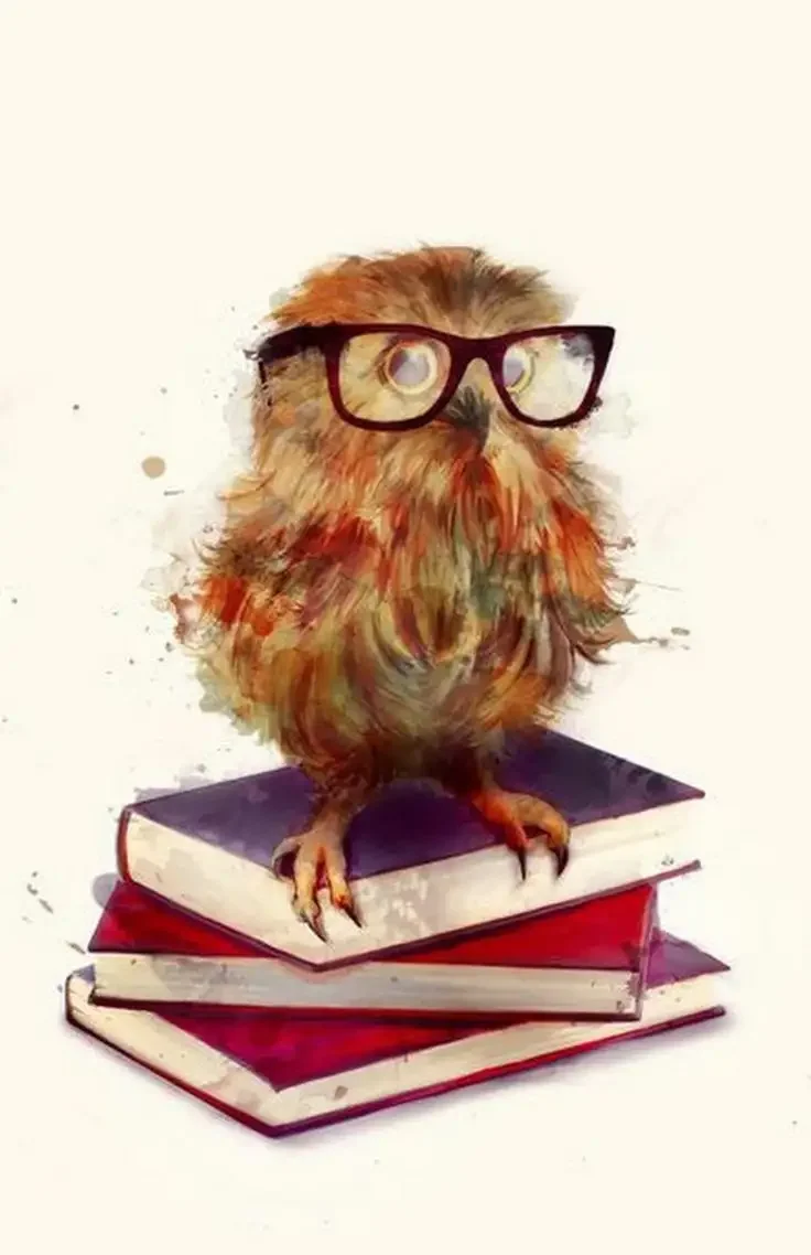 Сова в очках