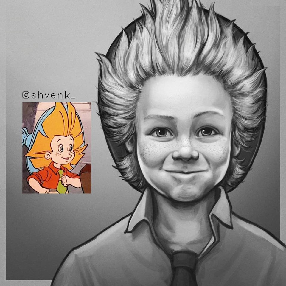 Герои советских мультфильмов Евгений Швенк