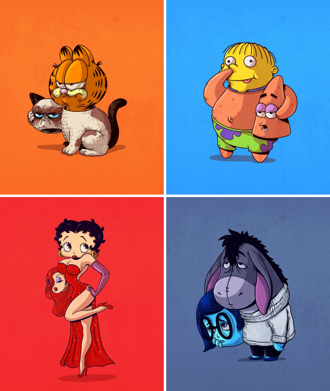 Современные мультяшные герои