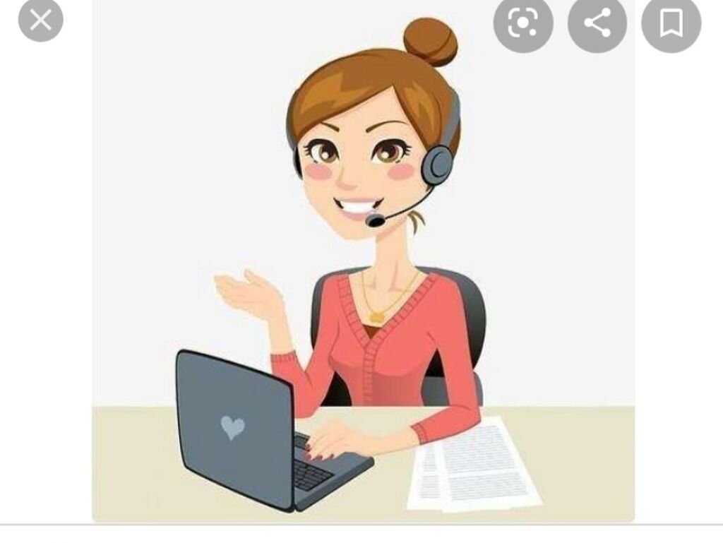 Администратор с телефоном