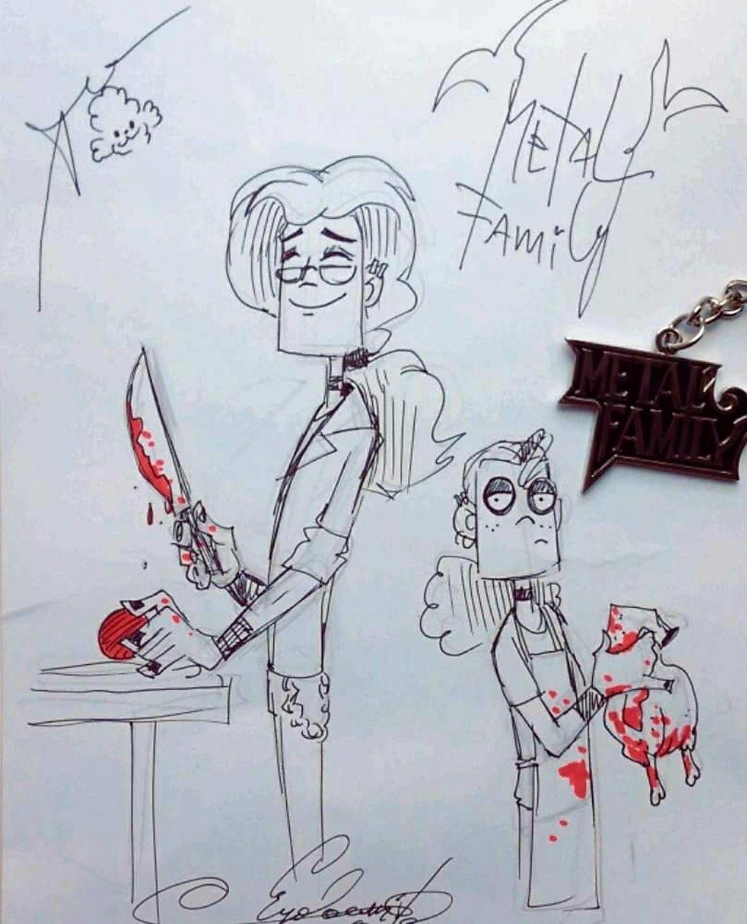 Виктория метал Фэмили скетчи