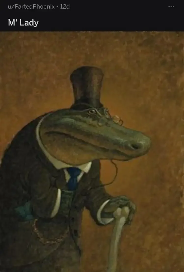 Крокодил Гена в шляпе