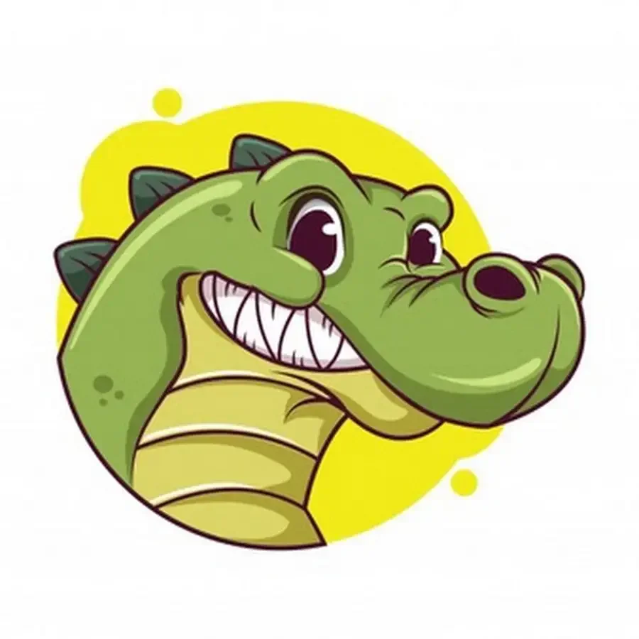 Крокодил на аву