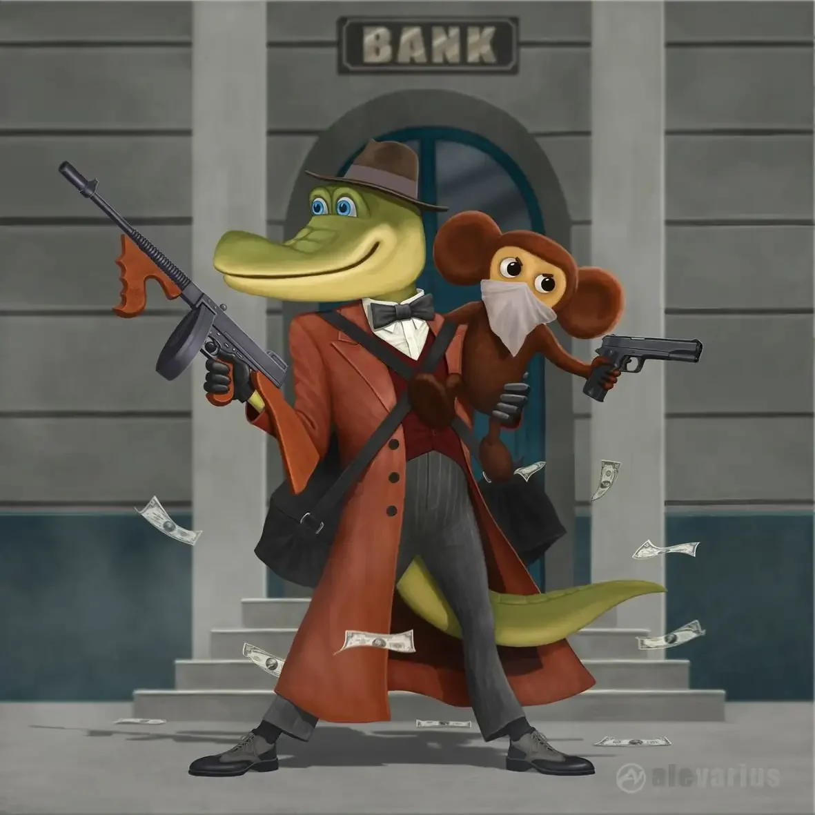 Крокодил Гена и Чебурашка аниме