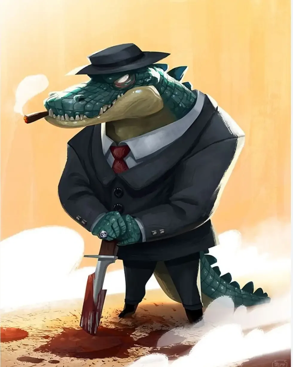 Крокодил Гена в шляпе