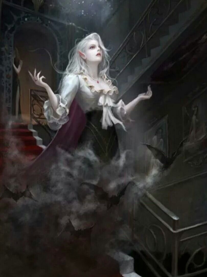 Королева вампиров арт фэнтези
