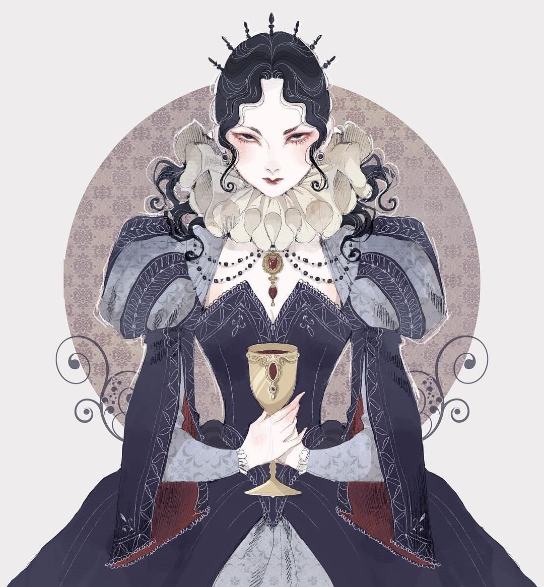 Аниме злодейка герцогиня