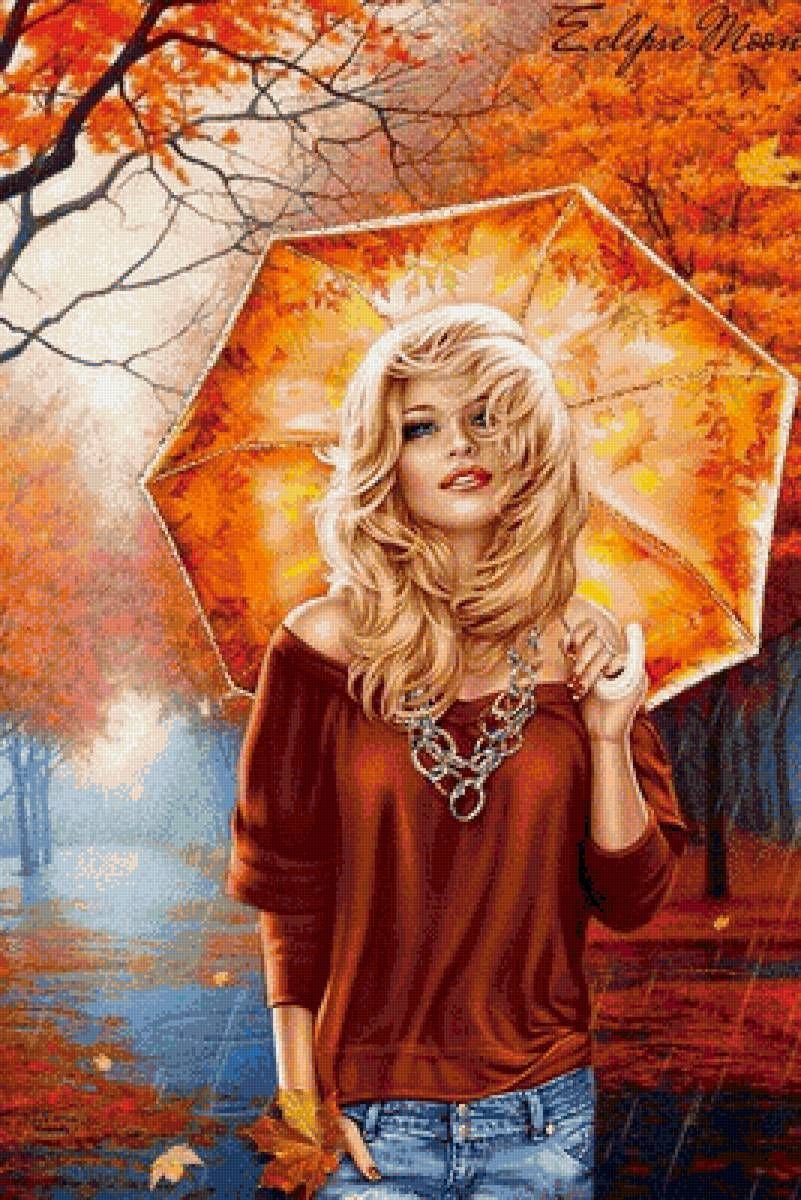 Девушка осень