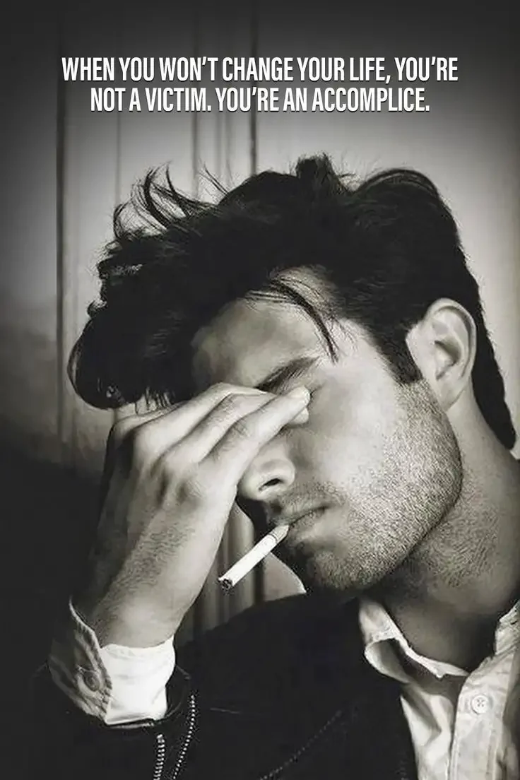 Мужчина с сигаретой