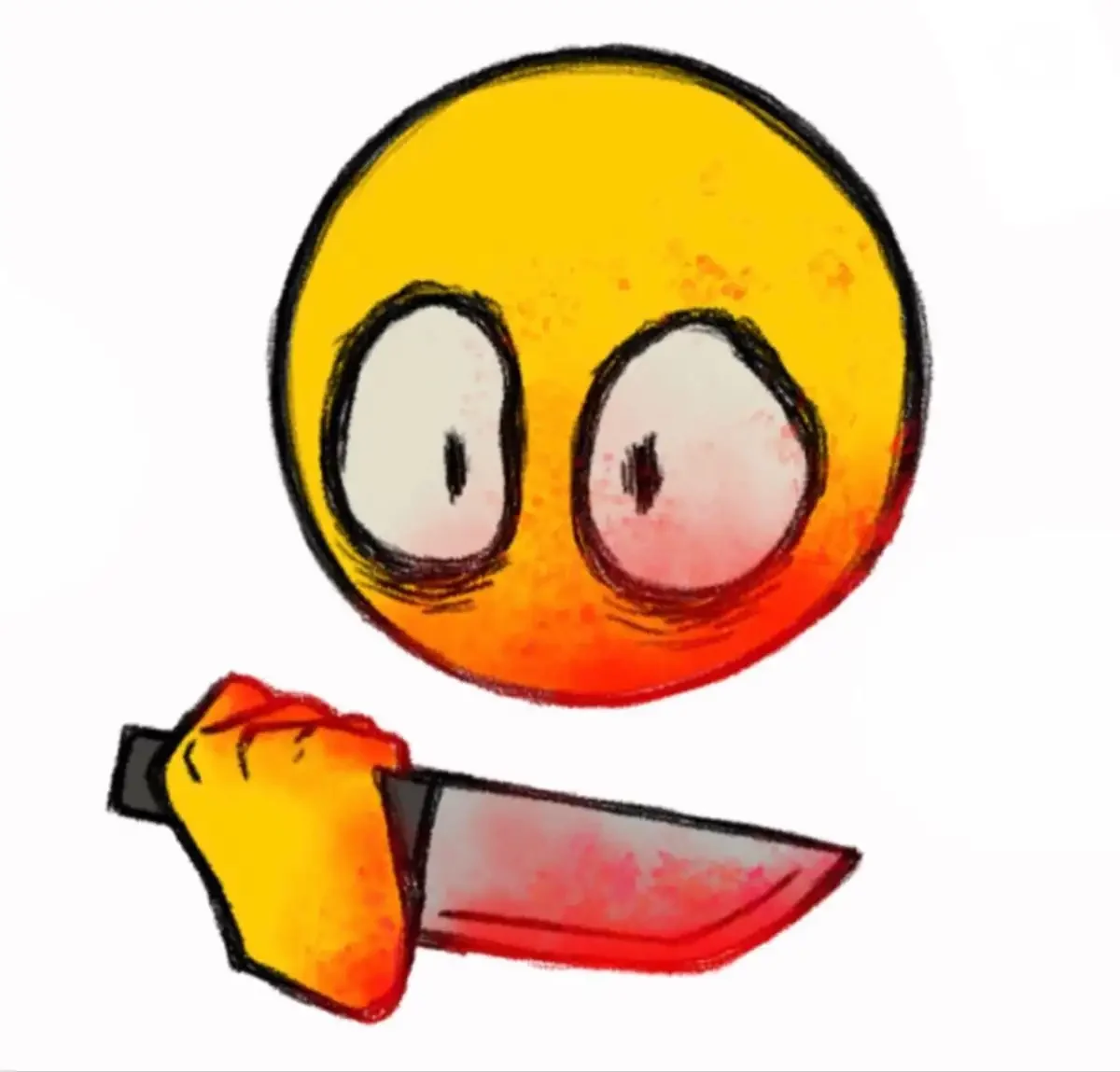 Нарисованная девушка без лица