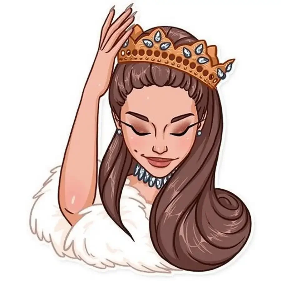 Ариана Гранде Стикеры телеграмм