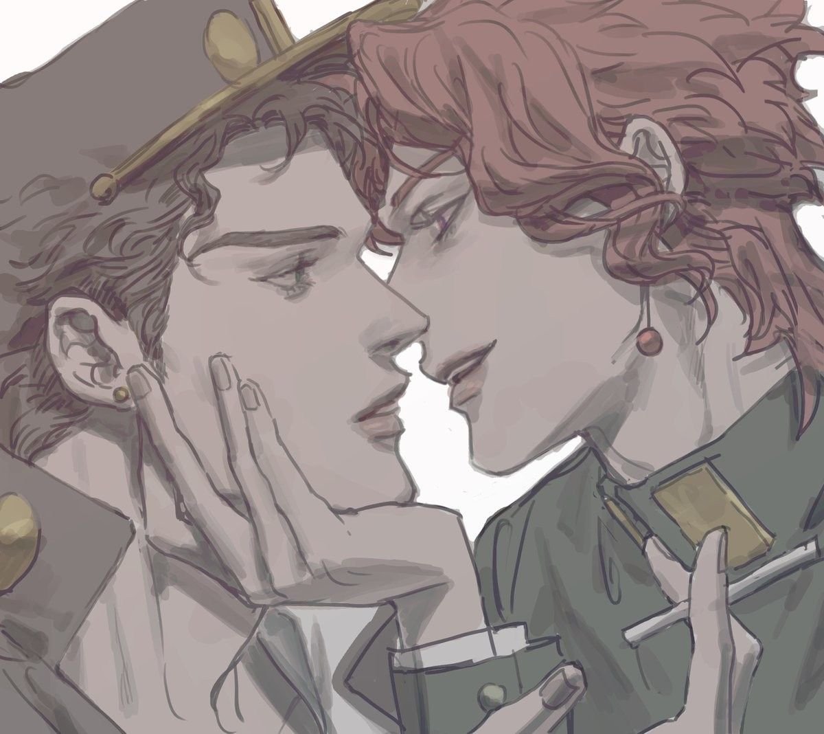 Джотаро и Какеин арт