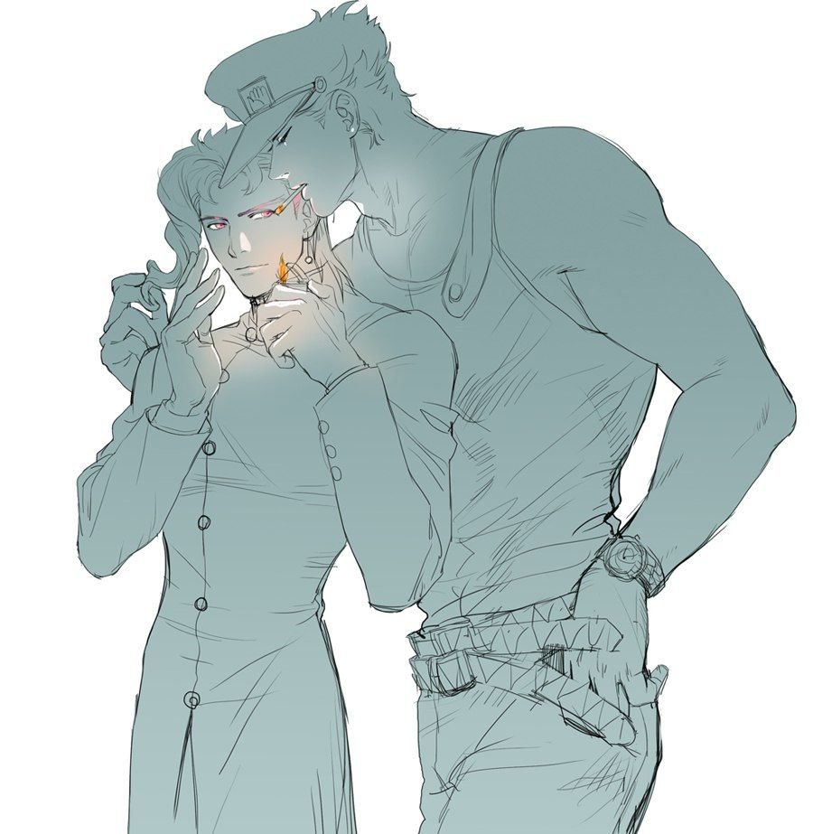 Джотаро конь и Какёин Манга