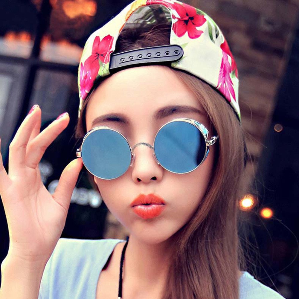 Круглые очки солнцезащитные женские