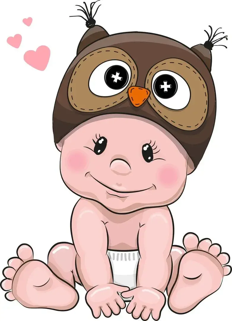 Младенец мультяшный