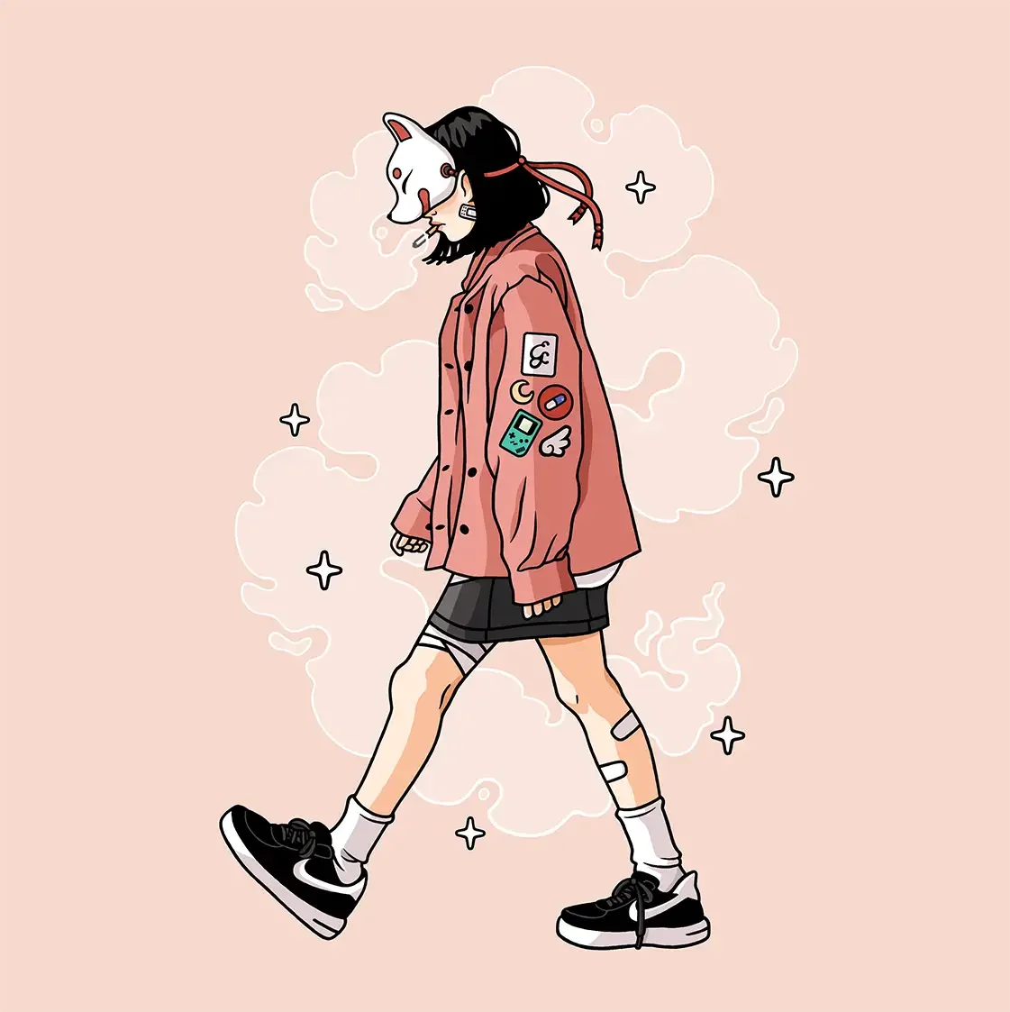 Арты в стиле инди КИД