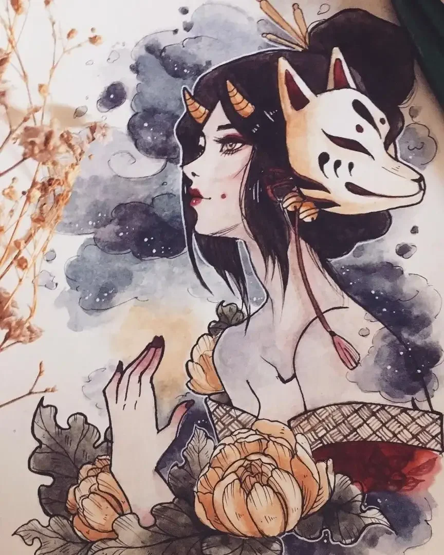 Гейша Кицунэ