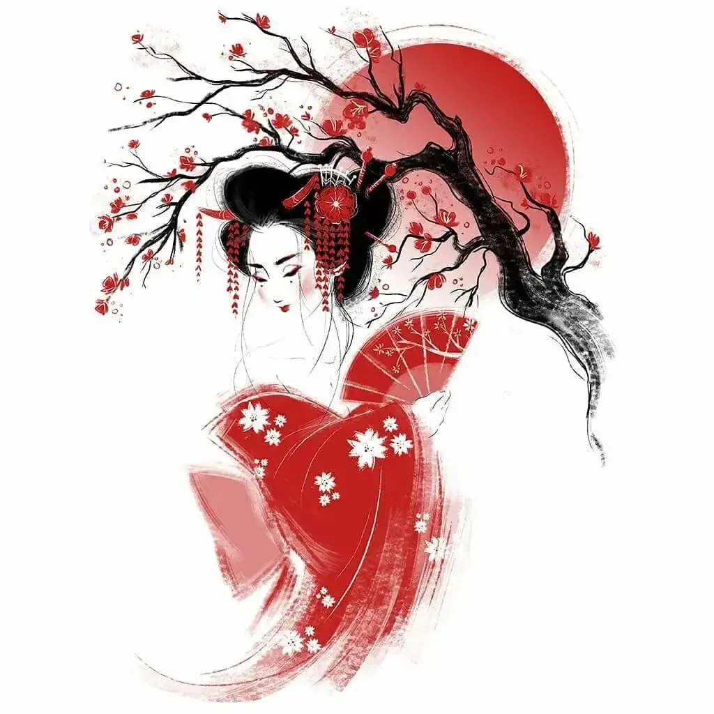 Рисунки на японскую тематику