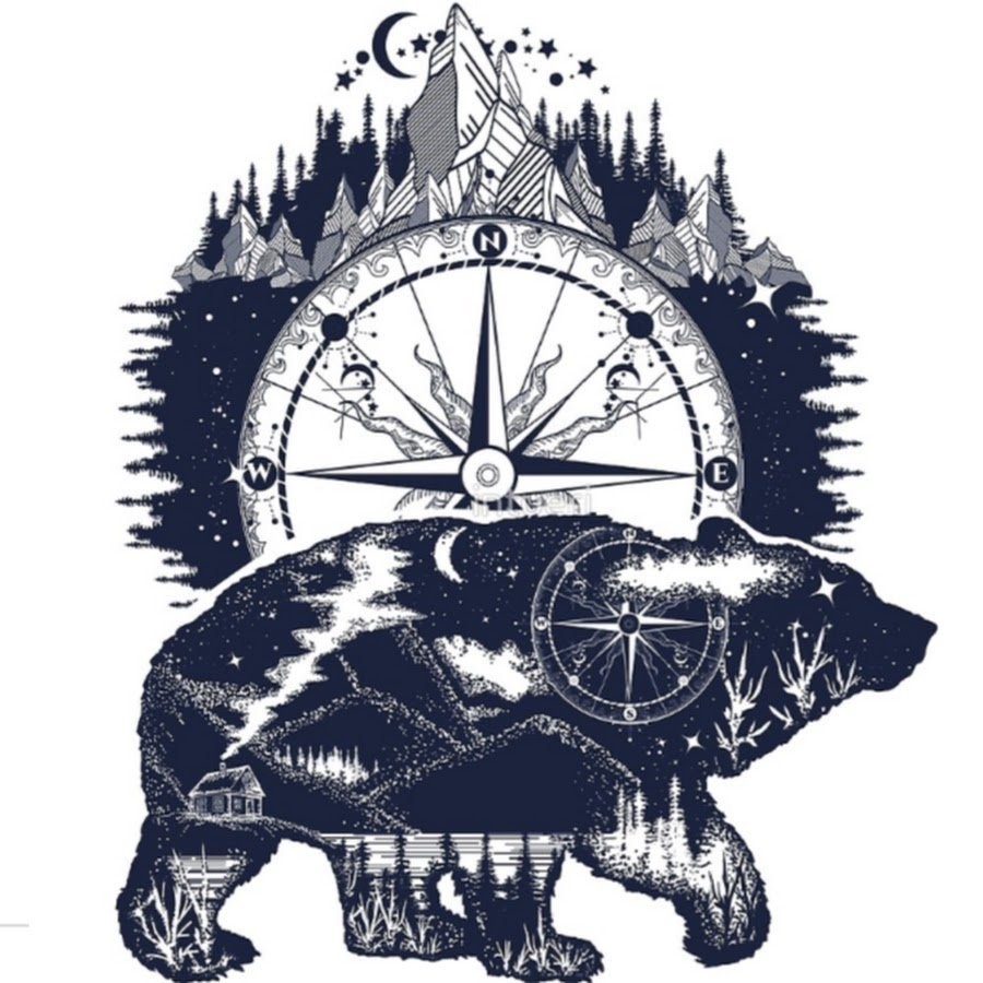 Символ путешественника тату