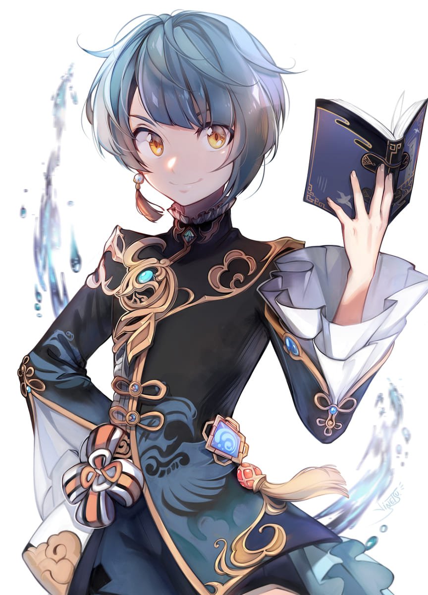 Син цю Геншин Импакт Чиби