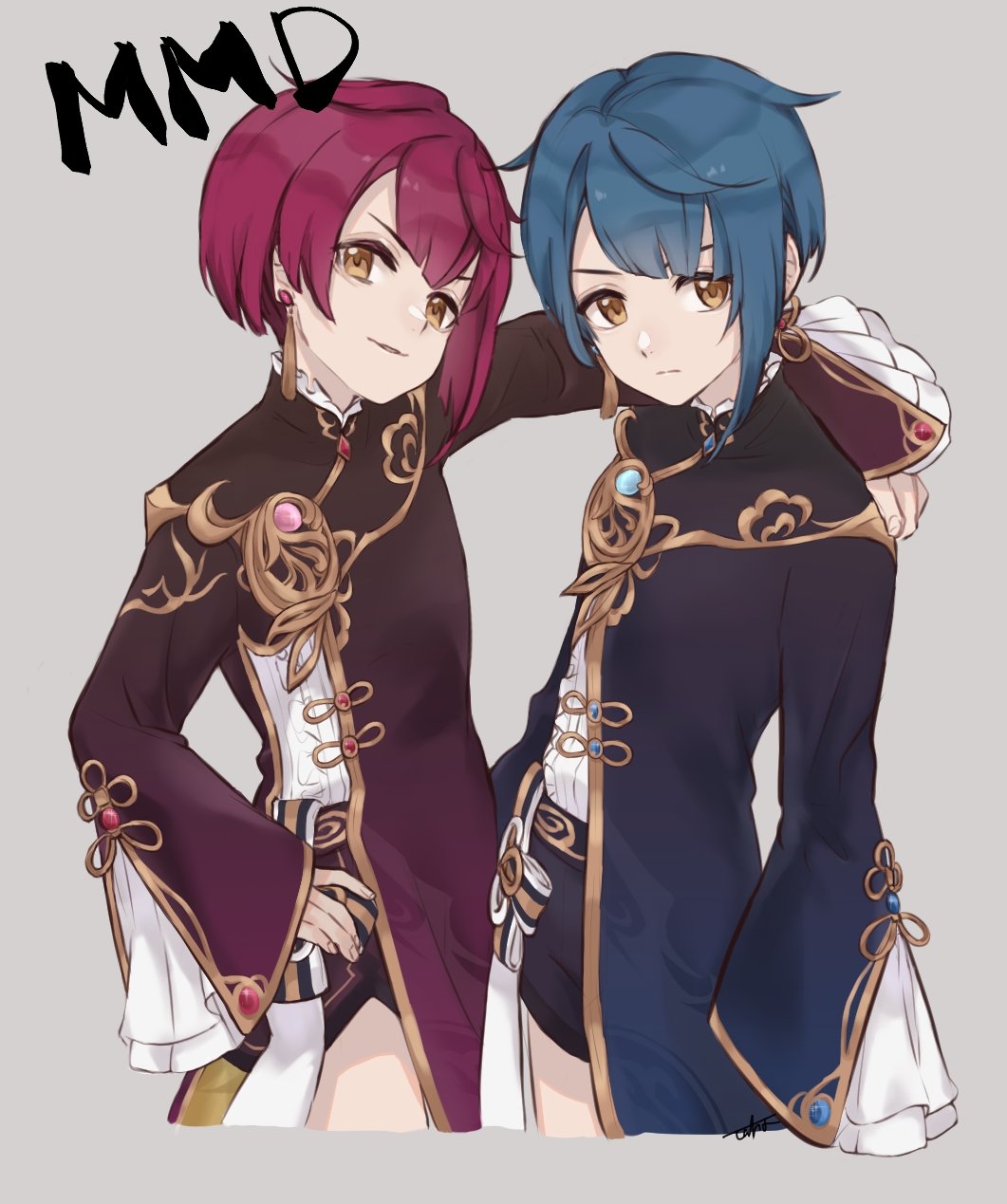 Син цю Геншин Импакт арт