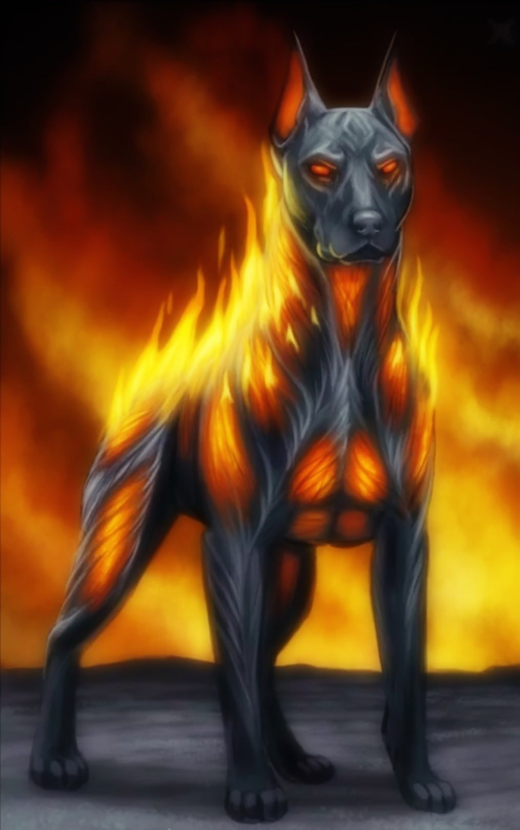 Адская гончая Доберман