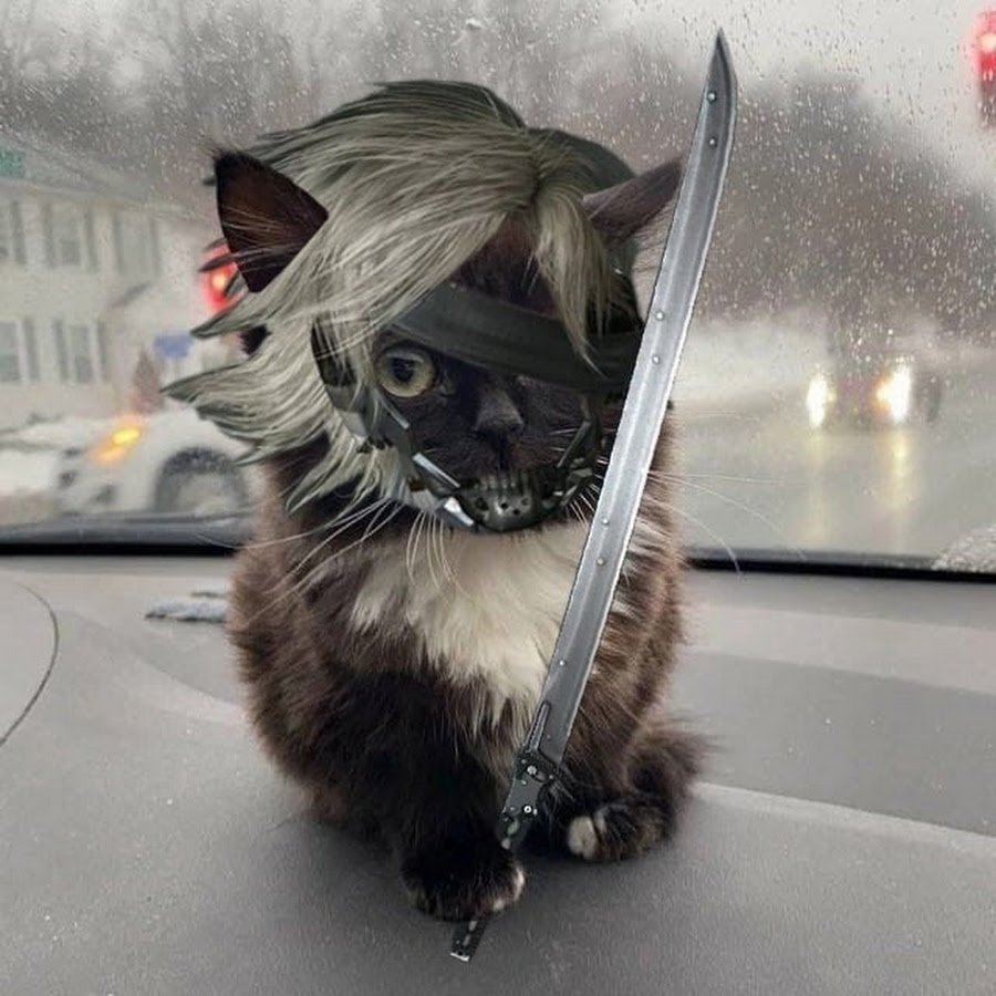 Пацан с собакой без лица