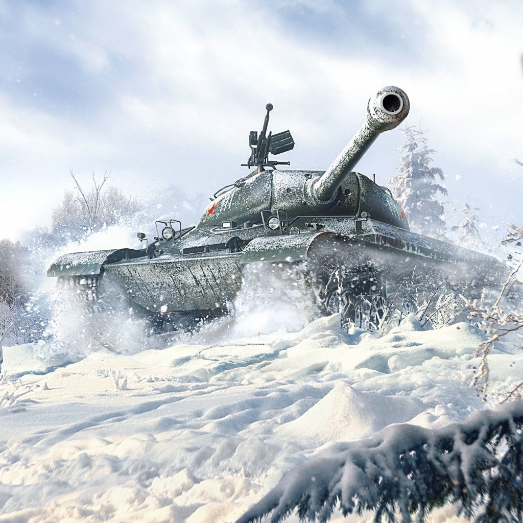 World of Tanks зима 4к