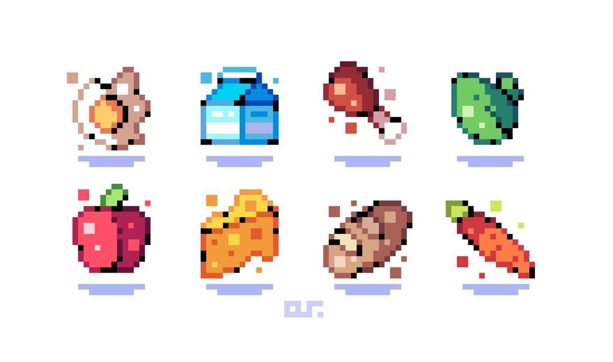 Генгар покемон пиксель