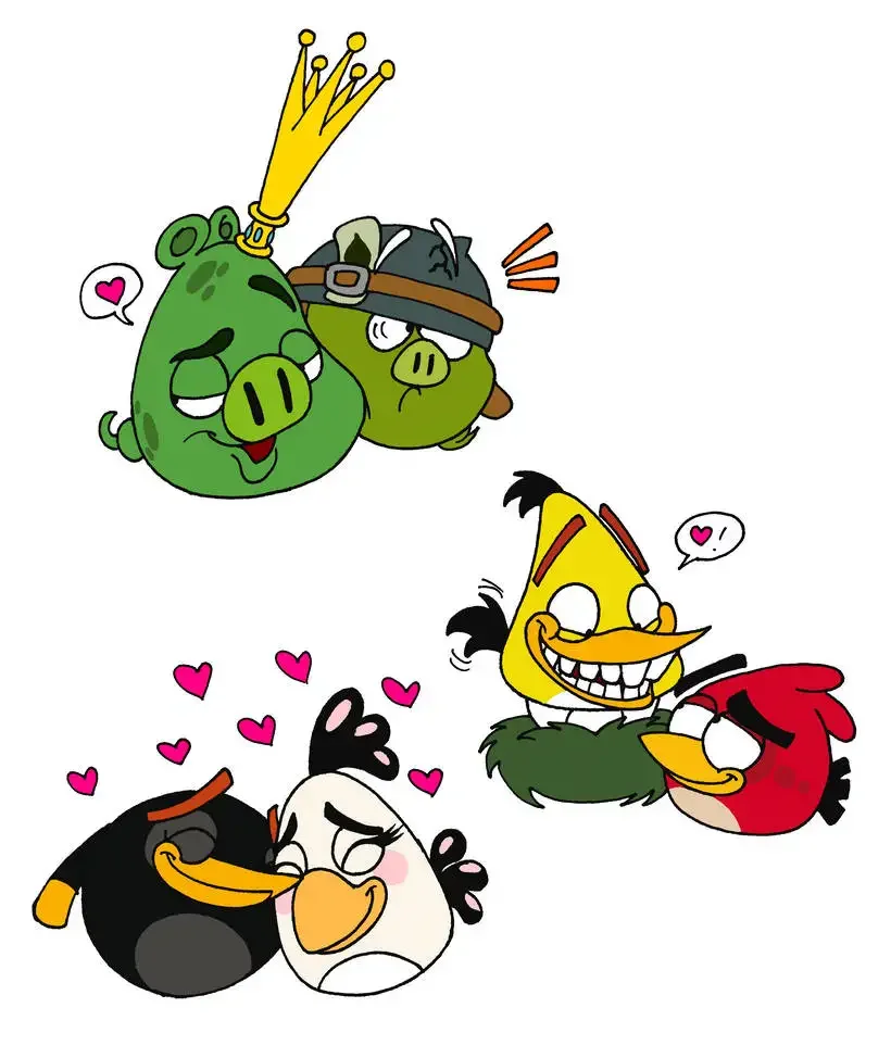 Энгри бердз Веселые