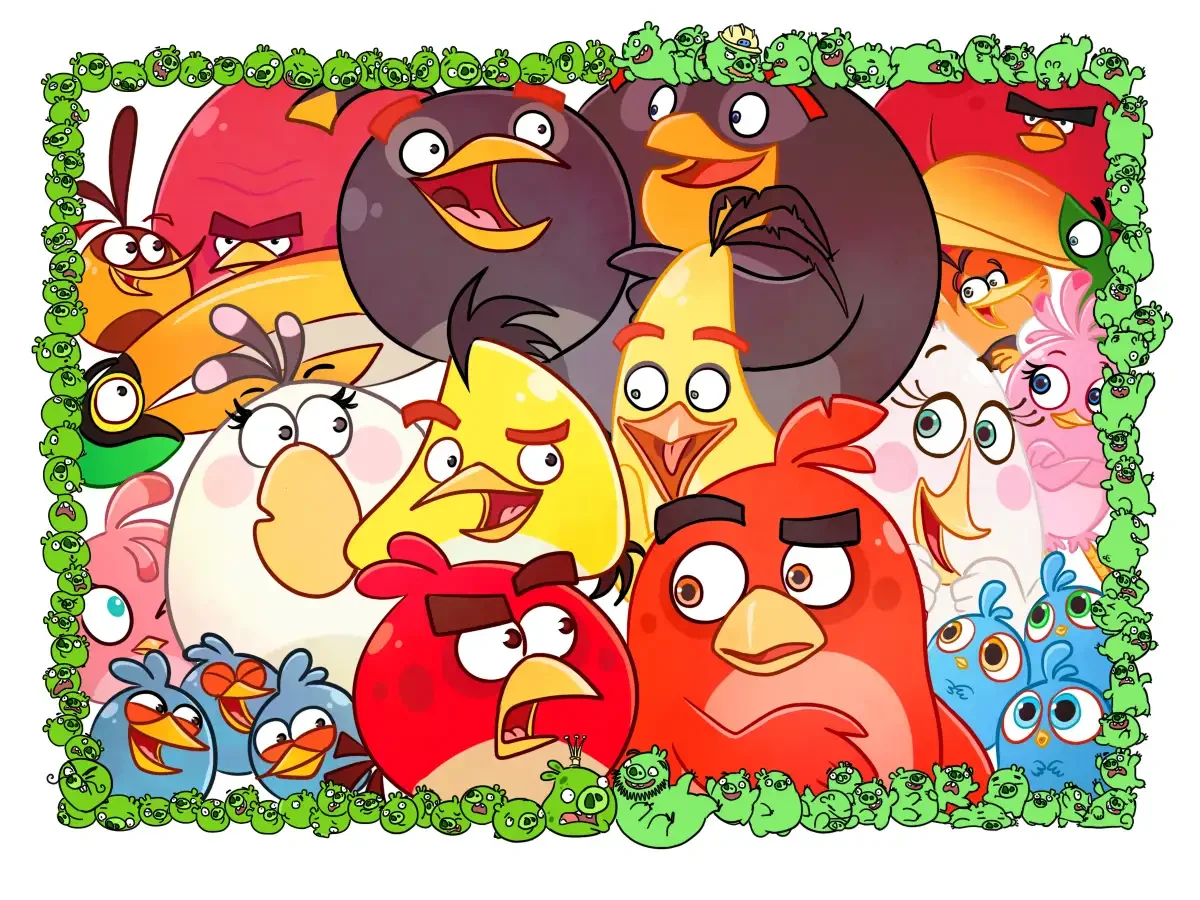 Глаза Энгри бердз