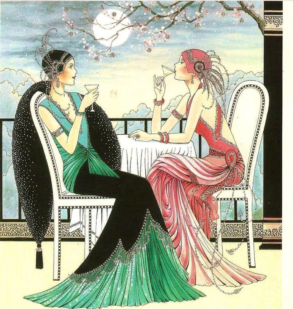 Иллюстрации в стиле ар деко