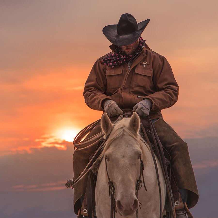 Ковбой на коне