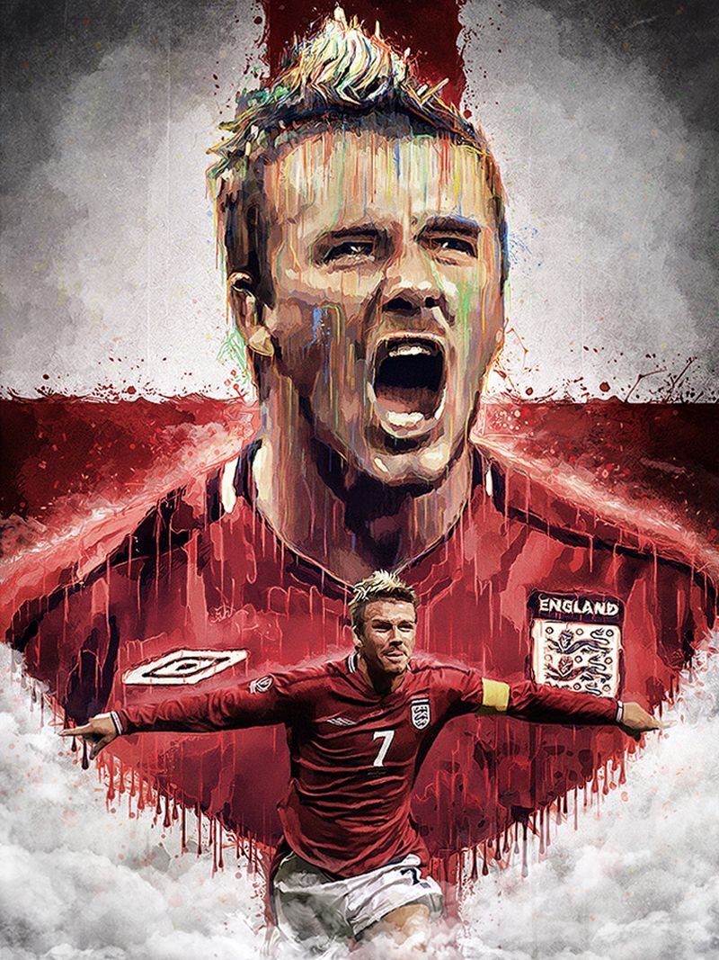 Дэвид Бекхэм арт