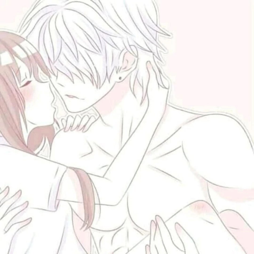 Парная ава поцелуй аниме